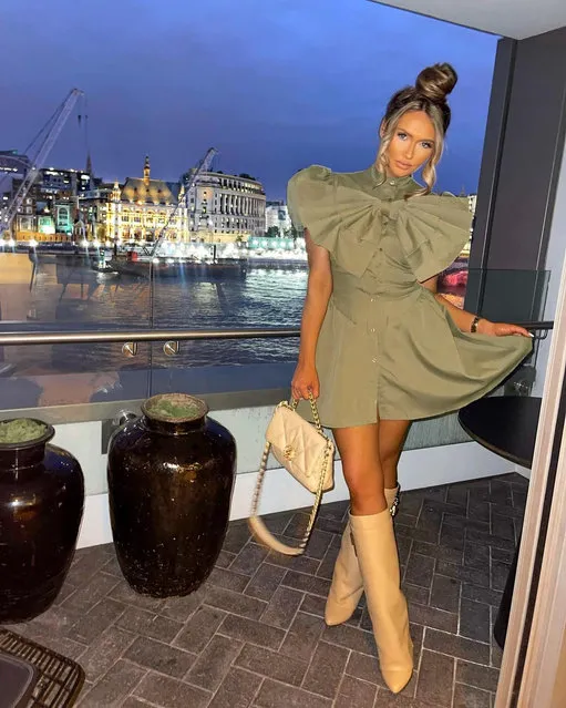 Les Dawson's daughter, actress Charlotte Dawson tried to put her miscarriage behind her to enjoy a night out in London in the second half of April 2022. (Photo by Instagram)
