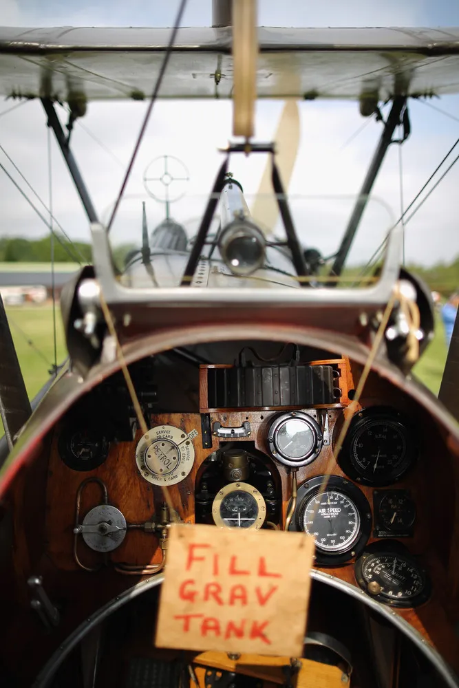 Historic WWI Aircraft Are Displayed at the Shuttleworth Collection