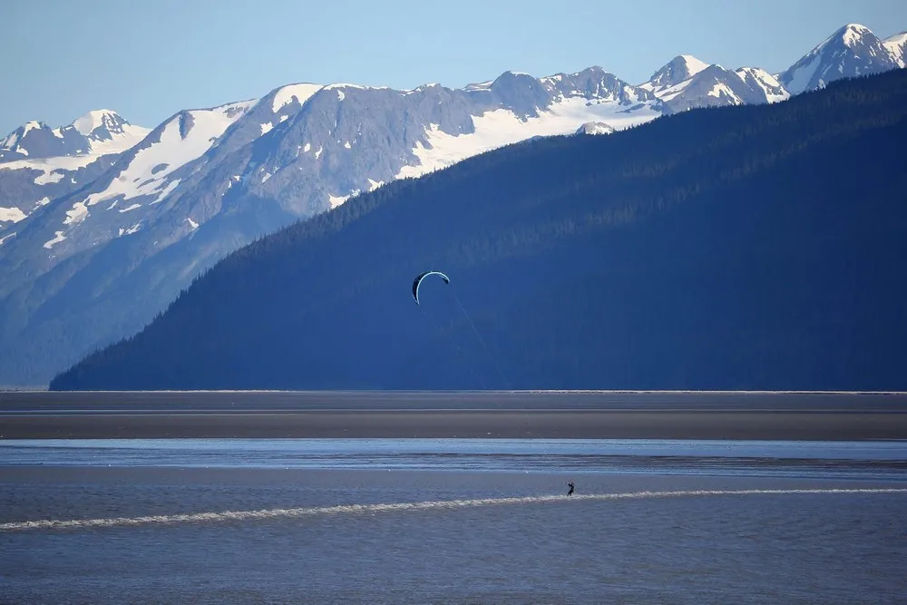 Bore Tide Surfing in Alaska