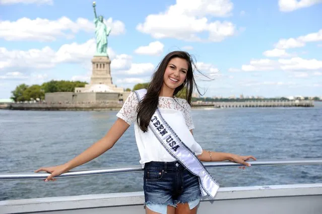 Miss Teen USA Katherine Haik attends the CitySightseeing Ride Of Fame media cruise at Pier 78 on August 27, 2015 in New York City. (Photo by Craig Barritt/Getty Images for Ride Of Fame)