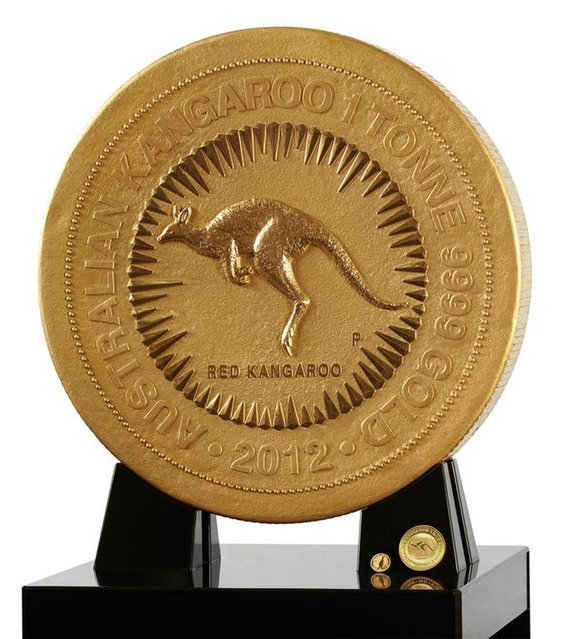 1 Tonne Gold Kangaroo Coin