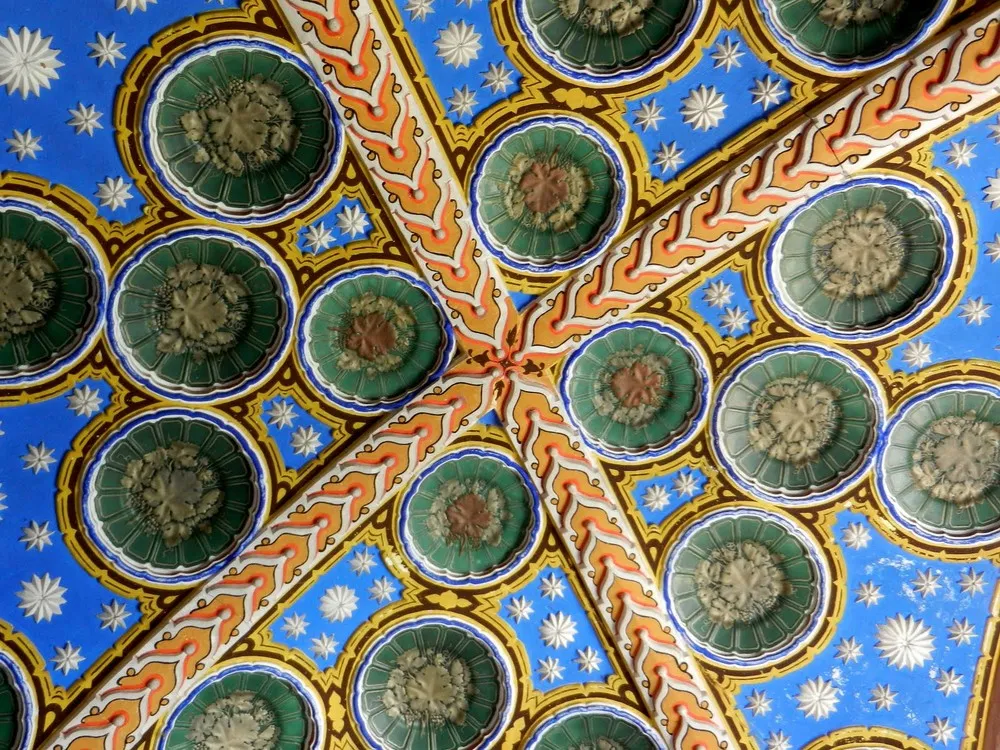 Italian Peacock Room In Tuscany 