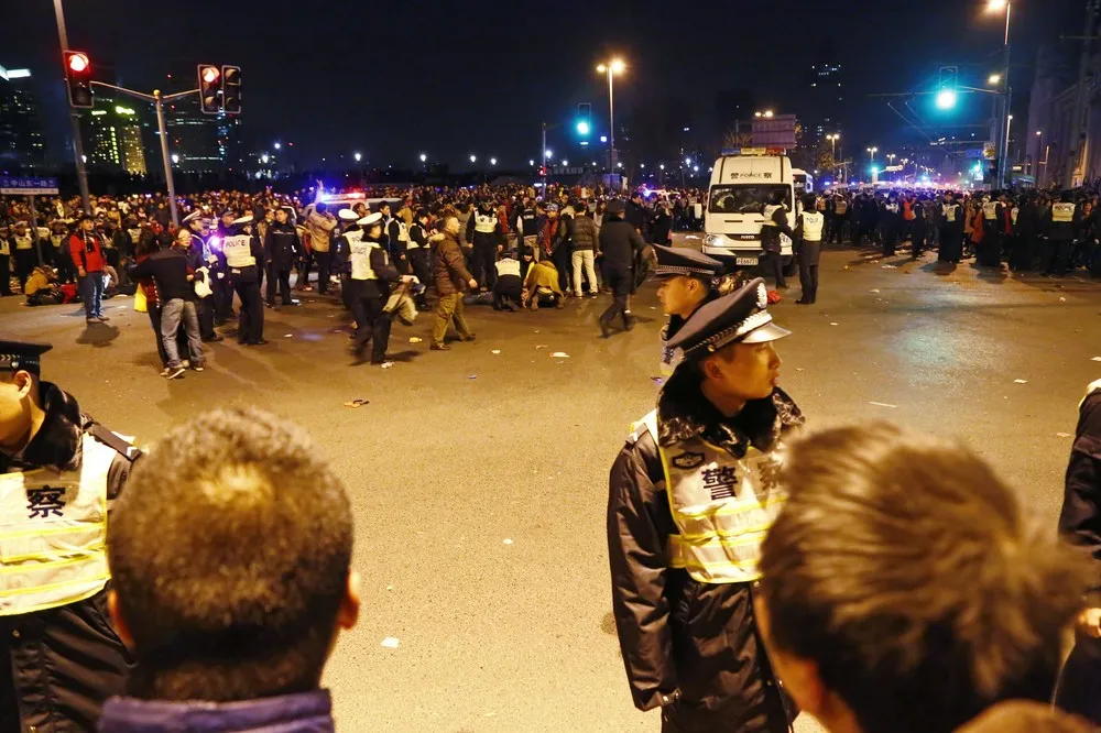 New Year's Stampede in Shanghai
