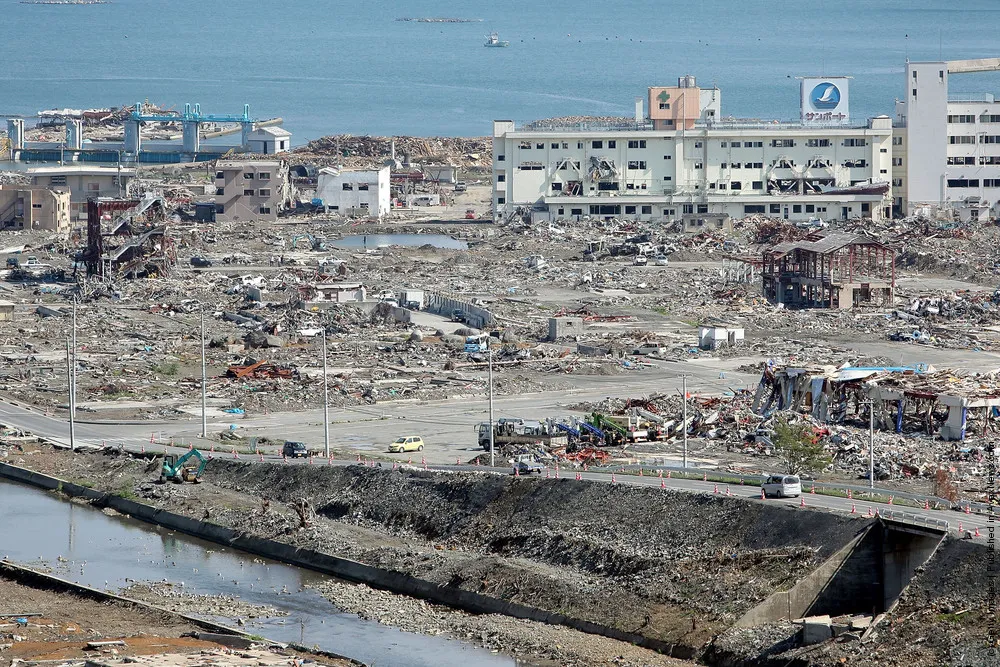 Japan Commemorates Three Month Anniversary Of Magnitude 9.0 Earthquake And Tsunami