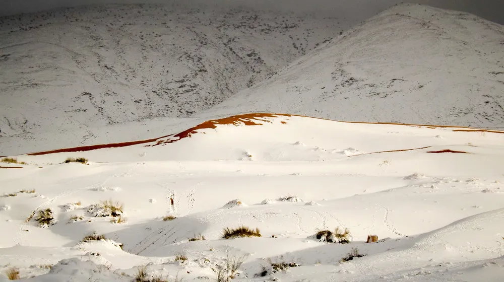 Snow in the Sahara