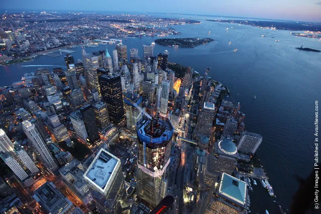 Construction Continues At Ground Zero On One World Trade Center