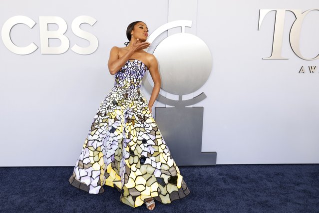 US actress Ariana DeBose arrives for the 77th Tony Awards at Lincoln Center in New York on June 16, 2024. (Photo by Eduardo Munoz/Reuters)