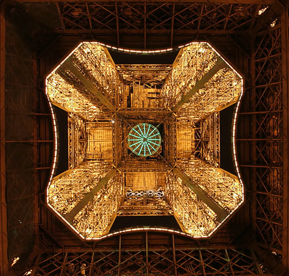 The Eiffel Tower from Below