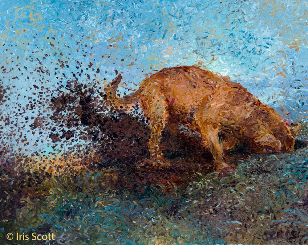 Iris Scott – Painting With Fingers