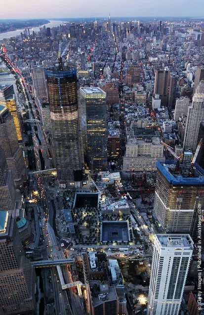 Construction Continues At Ground Zero On One World Trade Center