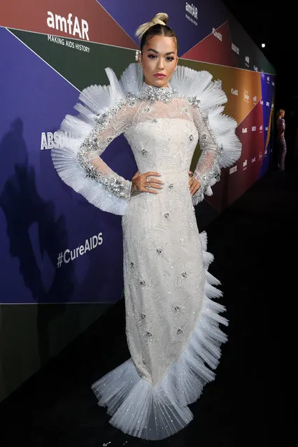 Rita Ora attends the amfAR Gala Milano 2019 at Palazzo Mezzanotte on September 21, 2019 in Milan, Italy. (Photo by Daniele Venturelli/Daniele Venturelli/Getty Images)