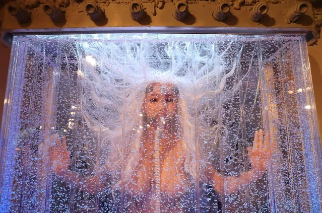 Orient Industry 40th Anniversary-Love Doll in Tokyo, Japan on May 19,  2017. This display shows a bot taking a shower. (Photo by Masatoshi Okauchi/Rex Features/Shutterstock)