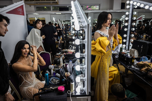 Contestants in the Miss International Queen, a transgender beauty pageant, in Pattaya, Thailand, on Saturday, August 24, 2024. (Photo by Andre Malerba/ZUMA Press Wire/Rex Features/Shutterstock)