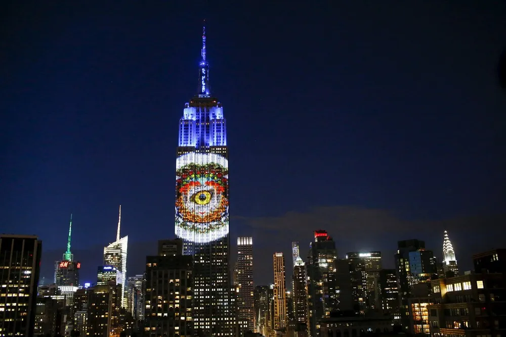 Endangered Animals on Empire State Building