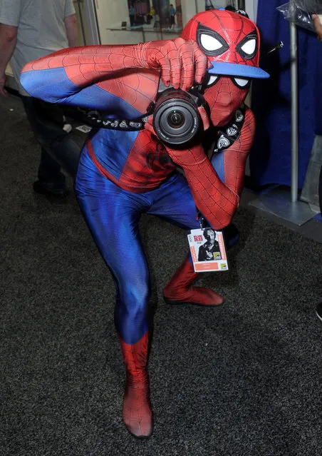 A cosplayer poses for a photo during 2017 Comic-Con International at San Diego Convention Center on July 22, 2017 in San Diego, California. (Photo by Albert L. Ortega/Getty Images)