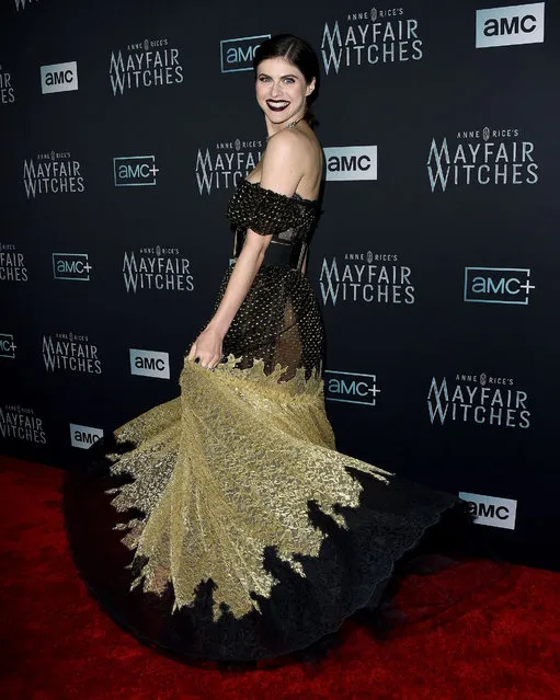 American actress Alexandra Daddario attends the Los Angeles Premiere of AMC Network's “Anne Rice's Mayfair Witches” at Harmony Gold on December 07, 2022 in Los Angeles, California. (Photo by Majil/AFF-USA.com/The Mega Agency)