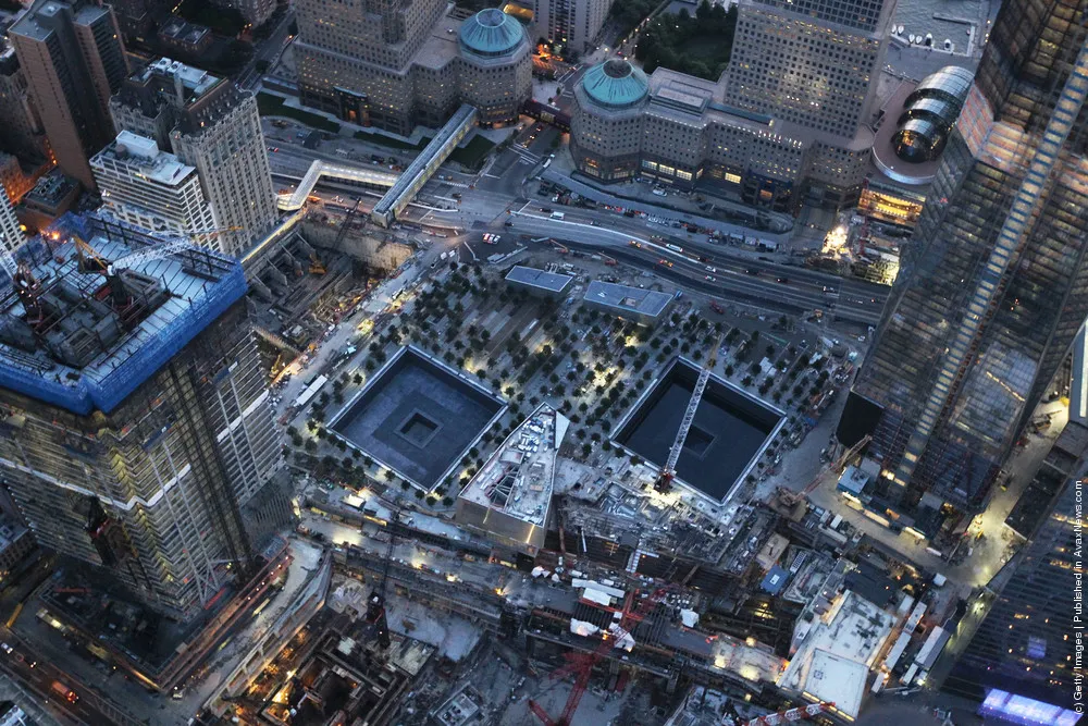 Construction Continues At Ground Zero On One World Trade Center