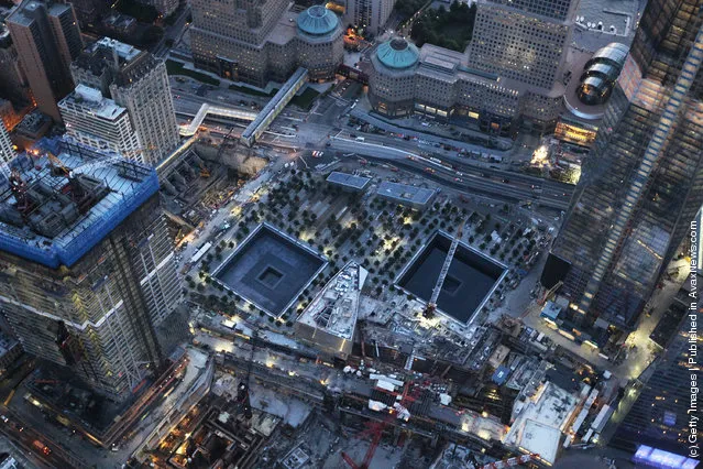 Construction Continues At Ground Zero On One World Trade Center