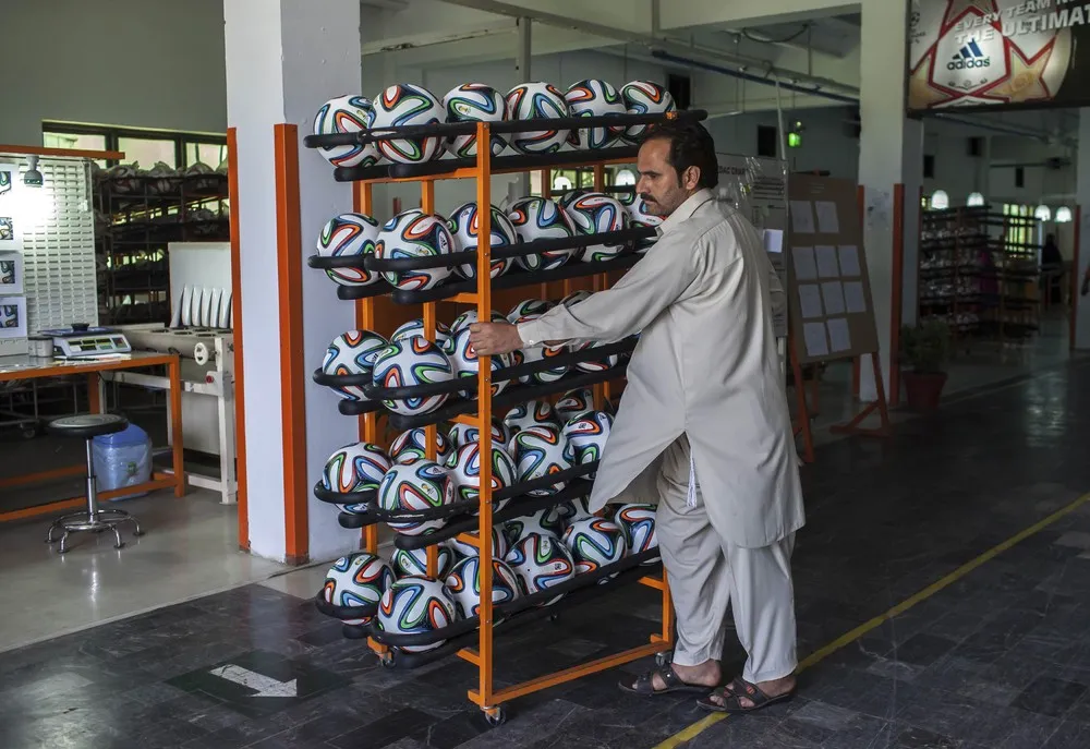 Inside the Pakistani Factory that Makes World Cup Soccer Balls