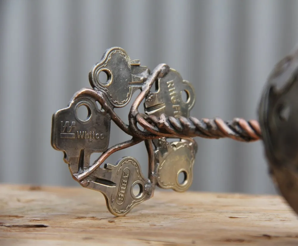 Old Keys Sculptures by Michael Moerkerk