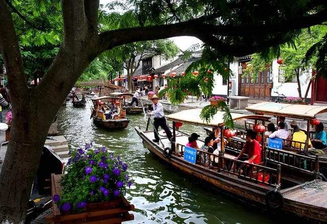 Zhujiajiao is often referred to as China's Venice. (Photo by Mark Edelson/The Palm Beach Post)