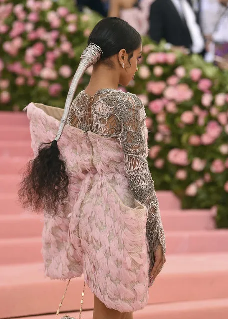 Liza Koshy attends The Metropolitan Museum of Art's Costume Institute benefit gala celebrating the opening of the “Camp: Notes on Fashion”" exhibition on Monday, May 6, 2019, in New York. (Photo by Evan Agostini/Invision/AP Photo)