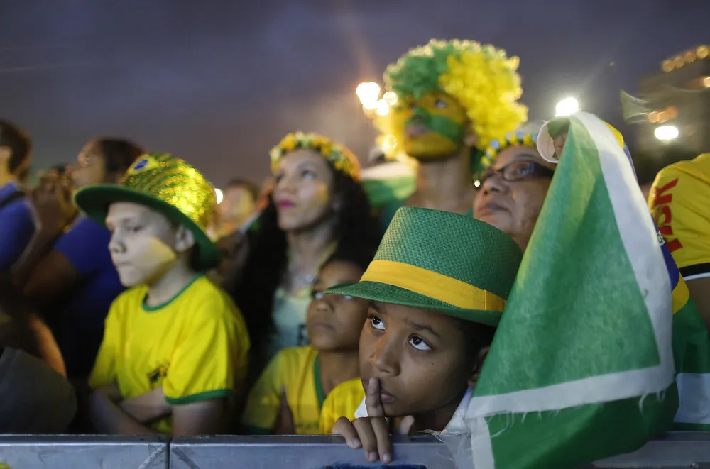 Brazilian Fans and Players Brokenhearted