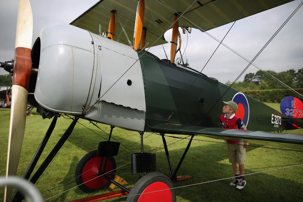 Historic WWI Aircraft Are Displayed at the Shuttleworth Collection