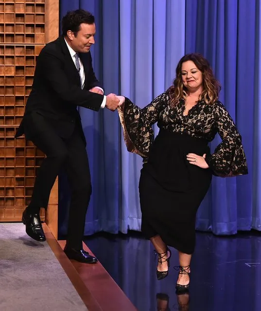 Melissa McCarthy Visits “The Tonight Show Starring Jimmy Fallon” at Rockefeller Center on July 12, 2016 in New York City. (Photo by Theo Wargo/Getty Images for NBC)