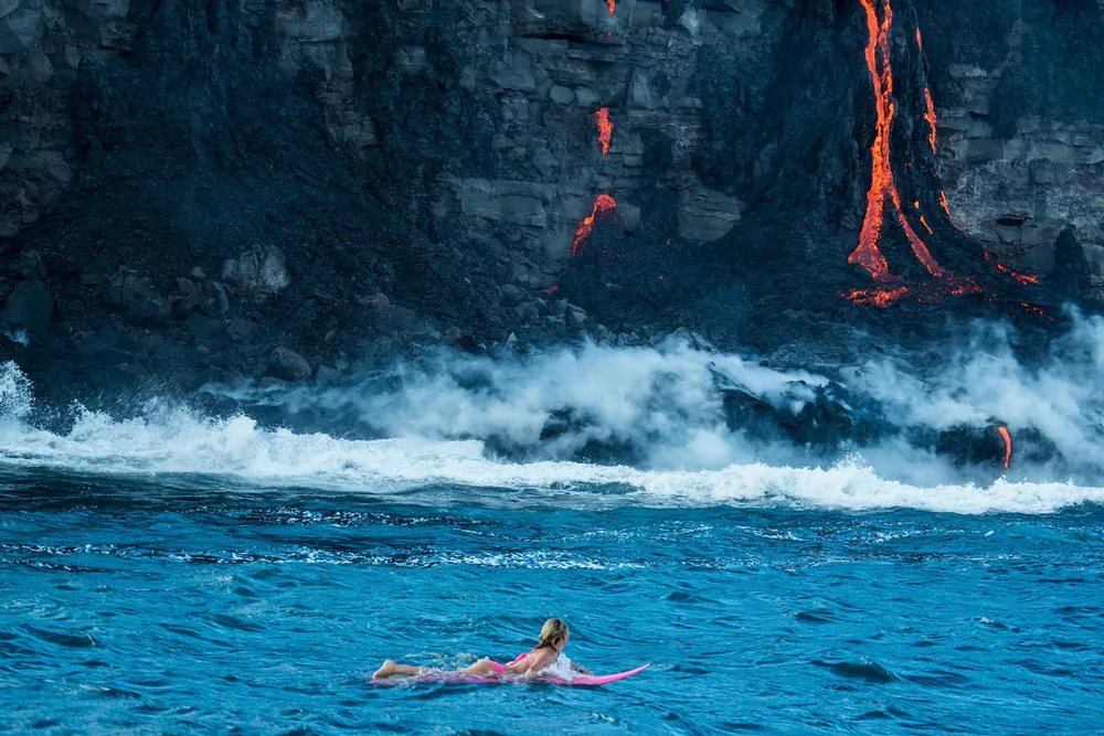 Swimming with Lava in Hawaii