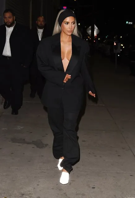 Kim Kardashian is seen on February 24, 2018 in Los Angeles, California. (Photo by Startraks Photo/Rex Features/Shutterstock)