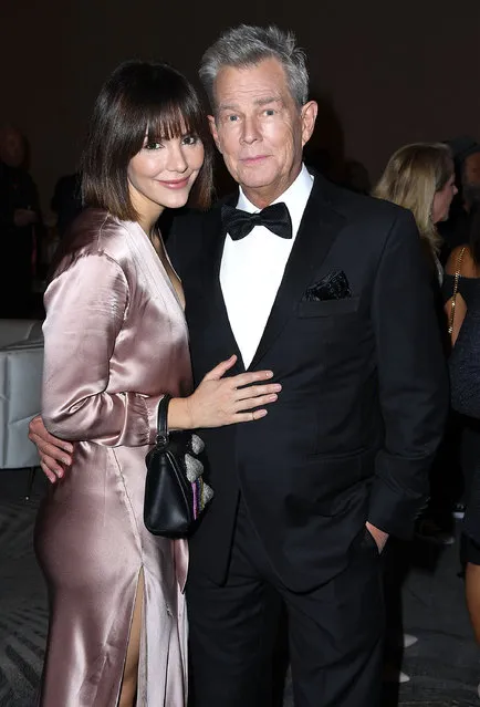 Katharine McPhee;David Foster poses at the 2018 Carousel Of Hope Ball – VVIP Reception at The Beverly Hilton Hotel on October 6, 2018 in Beverly Hills, California. (Photo by Steve Granitz/WireImage)