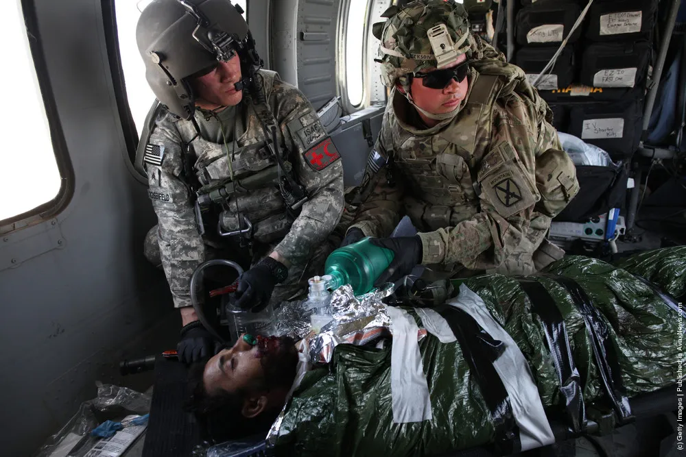 Medevac Teams Recover Casualties In Southern Afghanistan