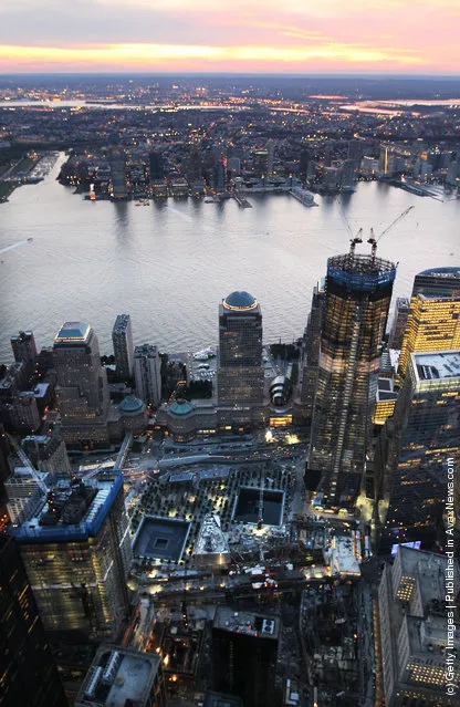 Construction Continues At Ground Zero On One World Trade Center