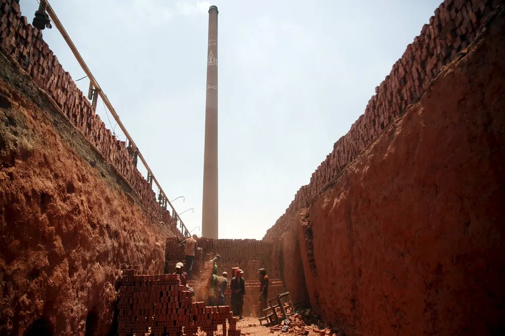 A Traditional Brick Factory in Egypt