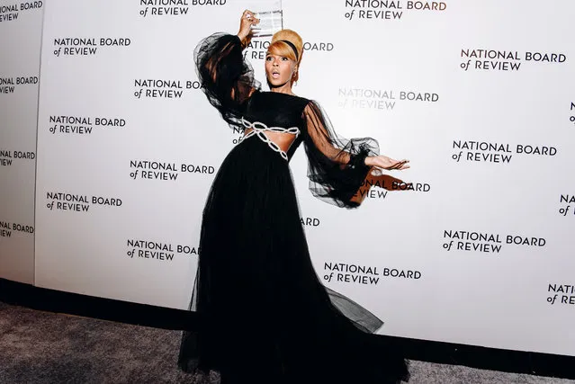 American singer, rapper and actress Janelle Monáe at The National Board of Review Annual Awards Gala held at Cipriani 42nd Street on January 8, 2023 in New York City. (Photo by Nina Westervelt/Variety via Getty Images)
