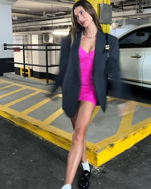 American model, media personality and socialite Hailey Bieber gives a look at “the last few weeks” in the second decade of May 2022. (Photo by haileybieber/Instagram)