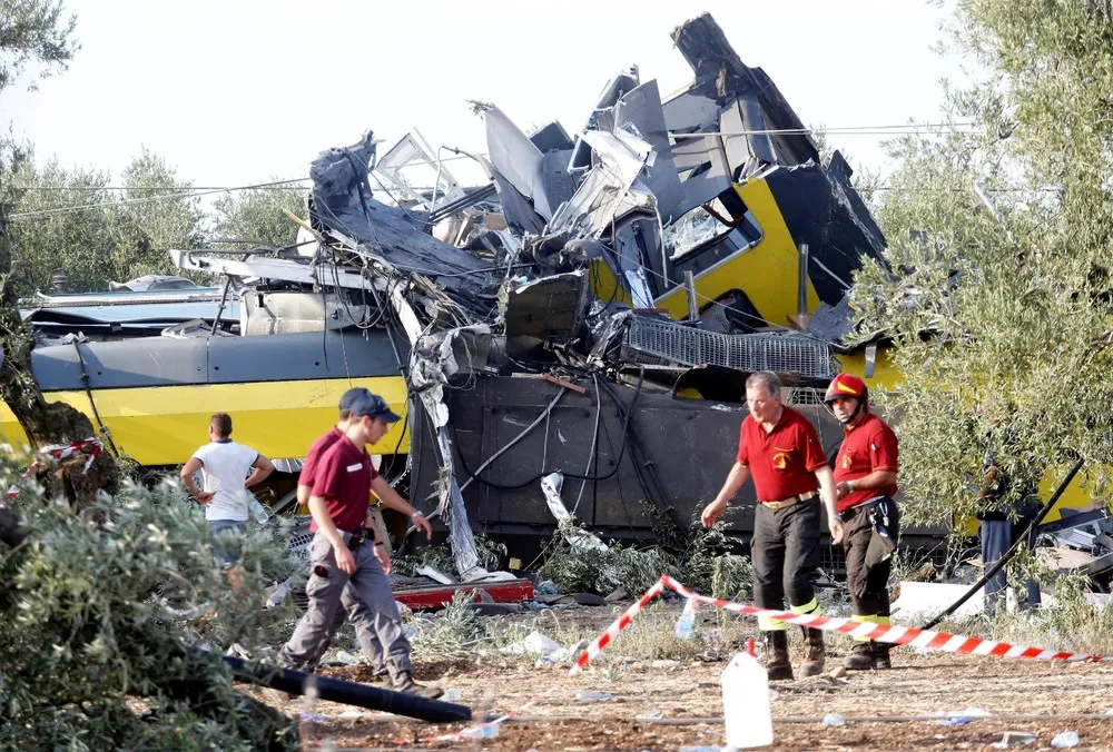 Trains Collided in Italy
