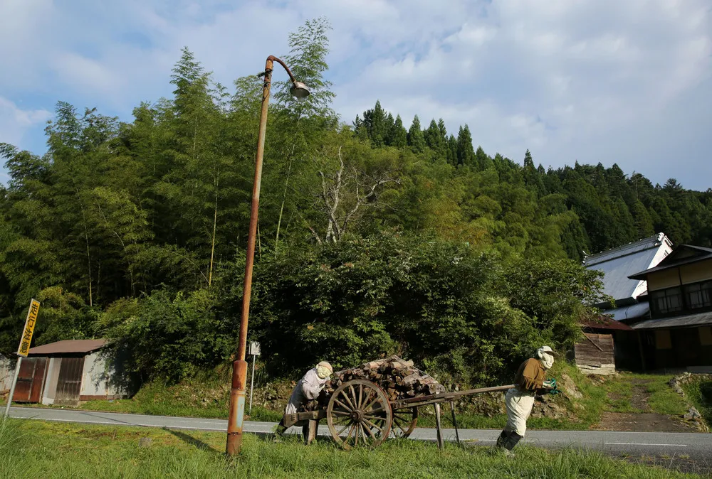 A Scarecrow Village in Japan