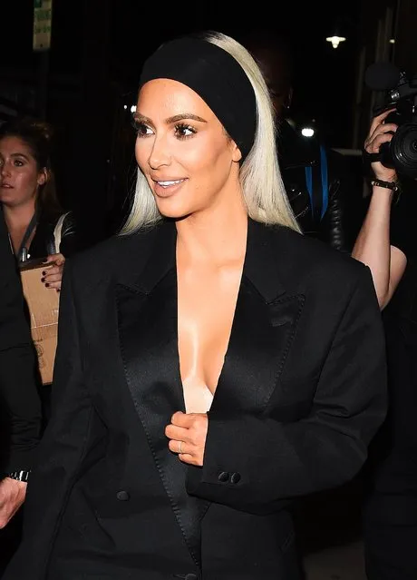 Kim Kardashian is seen on February 24, 2018 in Los Angeles, California. (Photo by Splash News and Pictures)