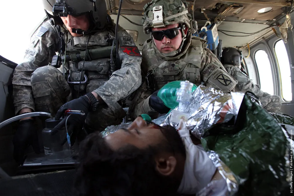 Medevac Teams Recover Casualties In Southern Afghanistan