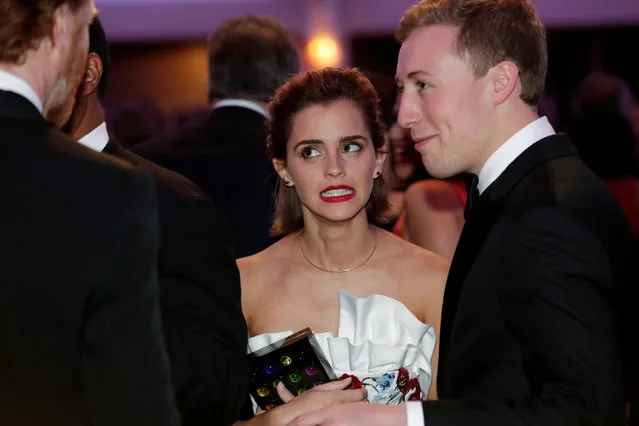 Actress Emma Watson attends the White House Correspondents' Association annual dinner in Washington, U.S., April 30, 2016. (Photo by Yuri Gripas/Reuters)