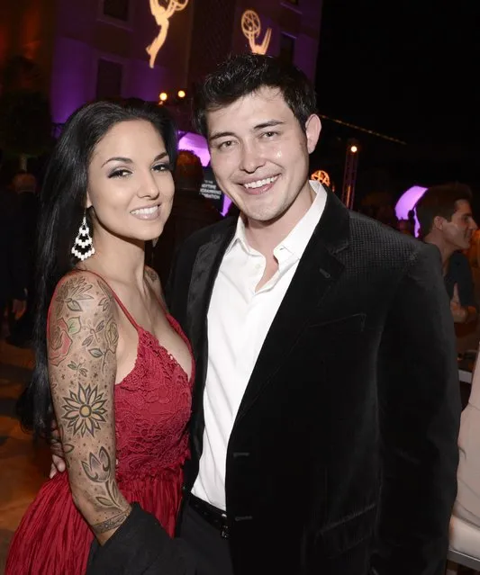 Laneya Arbiz, left, and Christopher Sean seen at the Television Academy's 67th Emmy Daytime Peer Group Celebration at the Montage Beverly Hills on Wednesday, August 26, 2015 in Beverly Hills, Calif. (Photo by Dan Steinberg/Invision for the Television Academy/AP Images)
