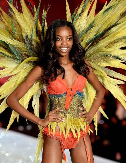 Maria Borges walks the runway at the 2013 Victoria's Secret Fashion Show. (Photo by Dimitrios Kambouris/Getty Images for Victoria's Secret)