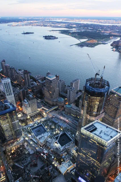 Construction Continues At Ground Zero On One World Trade Center