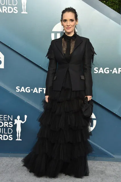 Winona Ryder attends the 26th Annual Screen Actors Guild Awards at The Shrine Auditorium on January 19, 2020 in Los Angeles, California. (Photo by Gregg DeGuire/Getty Images for Turner)