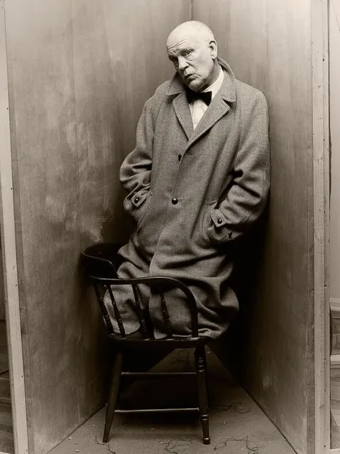 John Malkovich is seen as Truman Capote in a re-creation of the 1948 portrait by Irving Penn. “Two years ago, I wanted to pay homage to Irving Penn”, Miller said. “I looked at John and it came to me that he looked a bit like Truman Capote. I decided to pay homage to Irving by re-creating his photograph with Capote in a corner. The result was astonishing”. (Photo by Sandro Miller/Catherine Edelman Gallery)