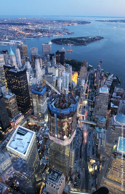 Construction Continues At Ground Zero On One World Trade Center