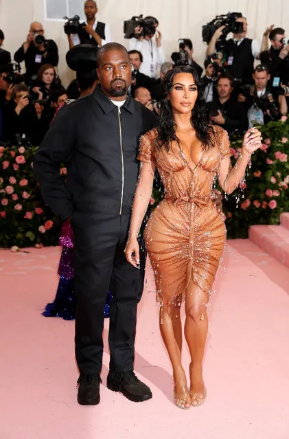 Kim Kardashian and Kanye West attend the 2019 Met Gala celebrating “Camp: Notes on Fashion” at the Metropolitan Museum of Art on May 06, 2019 in New York City. (Photo by Andrew Kelly/Reuters)