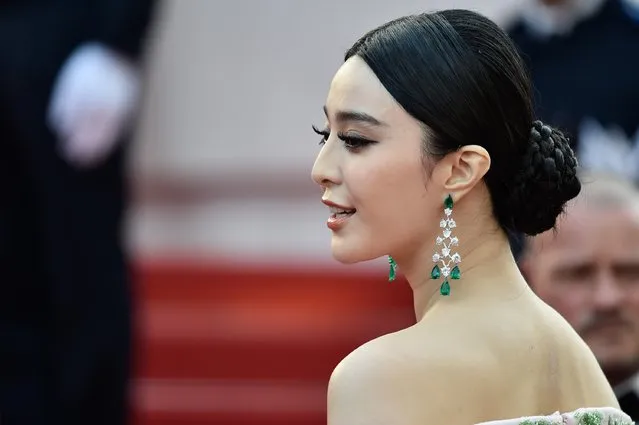 Fan Bingbing attends the opening ceremony and premiere of “La Tete Haute” (Standing Tall) during the 68th annual Cannes Film Festival on May 13, 2015 in Cannes, France. (Photo by Pascal Le Segretain/Getty Images)